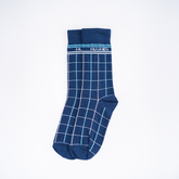Checkerboard - Navy / Blue and White